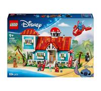 LEGO Disney 43268 Maison sur la Plage Lilo & Stitch avec 5 Minifigurines et Accessoires