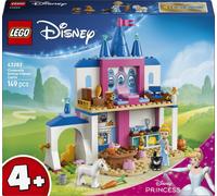 LEGO Set de construction Disney Princess 43283 Château de Cendrillon et Amis Animaux – Jeu éducatif