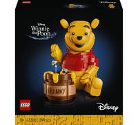 LEGO ǀ Disney Winnie l’Ourson - Set de Construction pour Adulte - Maquette avec Pot de Miel - Décoration - Minifigurine Collector & Figurine de Bourriquet - Idée Cadeau DIY pour Fans 43300