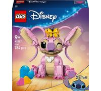 LEGO ǀ Disney Angel - Jeu de Construction Lilo & Stitch dès 9 Ans - Figurine en Briques avec 3 Ballons en Cœur & un Papillon - Décoration Inspirée de la Série TV - Cadeau Fille, Garçon ou Adulte 43257