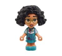 LEGO Disney Encanto Mirabel W Vert Lunettes & Ouvert Yeux Micro Poupée Minifig