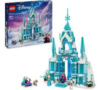 LEGO Disney Frozen Elza's Ice Palace, jouet pour enfant, château d'Iceberg, minifigures d'Elza et Anna, idée cadeau pour filles et garçons - fans du film Disney, jouet pour enfant de 6 ans, 43244