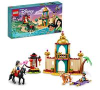 LEGO 43208 Disney Princess Les Aventures de Jasmine et Mulan, Jouet de Construction, Mini-Poupées, Figurines Cheval et Tigre