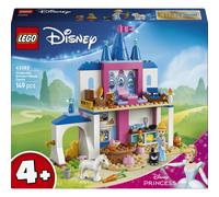 LEGO Set de construction Disney Princess 43283 Château de Cendrillon et Amis Animaux – Jeu éducatif
