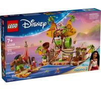 LEGO Disney Vaiana 2 Le Navire des Kakamora, Set de Construction, Bateau et Coffre au Trésor pour Enfants, Set de Jeu et Idée Cadeau pour Filles, Garçons et Fans dès 7 Ans 43258