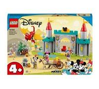 LEGO 10780 Disney Mickey Et Ses Amis Défenseurs du Chteau, Chteau Fort Jouet avec Chevaux Et Figurine De Dragon, pour Garçons Et Filles De 4 Ans