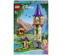 LEGO 43187 Disney Princess La Tour de Raiponce: Château de Princesse à Construire, avec Mini-Poupées Flynn & Raiponce, Jouet de Conte de Fées, Idée Cadeau pour Les Petites Princesses