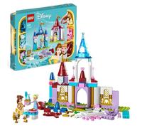LEGO Set Châteaux créatifs Disney Princess 43219 – Belle & Cendrillon, boîte en briques