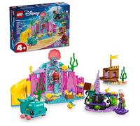 Lego Disney Princess Ariel's Crystal Cavern, Jouet Disney à Construire pour Enfants, Mini poupée et Figurine de Poisson, Coffre au trésor, Cadeau pour Filles et garçons à partir de 4 Ans, 43254