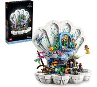 LEGO Disney Princess Disney Royal Little Mermaid Shell, 2023 L'ensemble du film La Petite Sirène ; Ariel, Ursula, Sebastian et Flora figures, idée cadeau pour femmes, hommes, 43225
