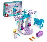LEGO Disney Princess Elsa et l' curie de glace Nokks 43209 Jouet de construction Disney Frozen avec figurine de cheval construire et mini-poup