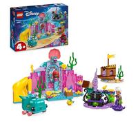 LEGO ǀ Disney Princess La Grotte de Cristal d’Ariel, Jouet de Construction pour Enfants, Mini-poupées Sirènes et Figurine de Polochon, Cadeau pour Filles et Garçons à partir de 4 Ans 43254