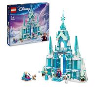 LEGO Disney Princess Le Palais de Glace d'Elsa 43244 | Jouet pour fille ou garçon dès 6 ans, objet de décoration, château et mini-poupées Elsa et Anna, idée cadeau, 630 pièces