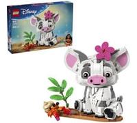 LEGO | Disney Vaiana Pua - Jeu de Construction - Cochon Jouet avec Fleur, Crabe & Radeau pour Décoration de Chambre d'enfant - Cadeau d'anniversaire pour Fille dès 9 Ans ou Fan du Film 43292