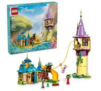 LEGO Disney Princess Raiponce Tour et le Caneton Snuggly Jouet de construction emmêlé avec Flynn Rider et Mère Gothel, jouet de princesse Disney, cadeau amusant pour filles et garçons de 6 ans et
