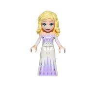 LEGO Disney Princesses Elsa Lavendar White Dress Mini-Doll Minifigure 43209