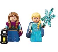 LEGO Figurines Série Disney 2 - Anna et Elsa (Frozen) avec cape LEGO violette bonus (71024)