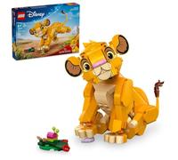 LEGO Disney Simba le Roi Lion Cub Jouet Disney à construire pour enfants, collection Disney, jouet du film Roi Lion, figurine de jeu de construction Simba, cadeau amusant pour filles et garçons de 6