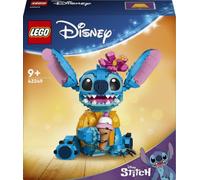 LEGO Disney Stitch 43249 | Jouet pour fille ou garçon dès 9 ans, décoration, figurine à exposer, cornet de glace et fleur, idée cadeau, 730 pièces