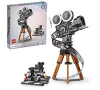 LEGO Disney Walt Disney Tribute Camera 43230 Kit de construction pour fans de Disney Célébrez Disney 100 avec une pièce de collection, parfait pour jouer et afficher, fait un cadeau amusant pour les