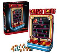 LEGO Donkey Kong Jeu d'Arcade Donkey Kong - Set pour Adulte - Maquette 3D Interactive - Joystick & Tonneaux - Décoration Intérieure Rétro - Produit Gaming Collector - Idée Cadeau pour Fan 72051
