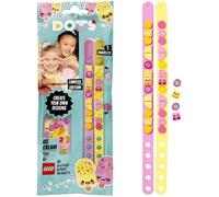 LEGO® DOTS 41910 Les Bracelets Crème glacée, Kit Création Bijoux DIY, Loisirs Créatifs et Bricolage pour Enfant de 6 ans et plus