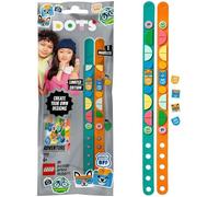 LEGO® DOTS 41918 Les Bracelets d'Aventure, Kit Création Bijoux DIY, Bricolage et Loisirs Créatifs pour Enfant, Déco pour Chambre