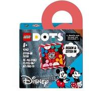 LEGO DOTS Plaque à coudre 41963 – Mickey Mouse et Minnie Mouse – Jeu de construction