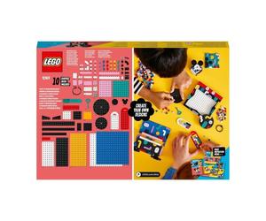 LEGO DOTS 41964 Boîte Créative La Rentrée Mickey Mouse et Minnie Mouse, 6 en 1, Set Scolaire