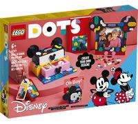 LEGO 41964 DOTS Boîte Créative La Rentrée Mickey Mouse et Minnie Mouse, 6-en-1, Boîte de Rangement, Cadre Photo, Enfants 6 Ans