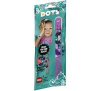 LEGO DOTS le Bracelet Licorne à Paillettes, Kit de Fabrication de Bijoux, Loisir Créatif pour Fille et Garçon à Partir de 6 ans, 33 Pièces, 41902