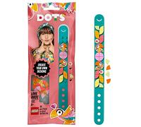 LEGO DOTS le Bracelet Oiseaux Amoureux, Kit de Fabrication de Bijoux, Loisir Créatif pour Fille et Garçon à Partir de 6 ans, 33 Pièces, 41912