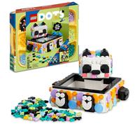 LEGO DOTS Plateau Panda Mignon 41959 Ensemble de Jouets de Loisirs Créatifs Boîte à Bijoux DIY Rangement de Bureau ou Plateaux de Rangement Idée