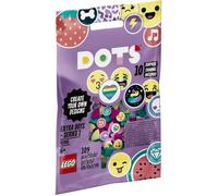 LEGO DOTS Tuiles de Décoration DOTS - Série 1, Kit de Fabrication de Bijoux, Loisir Créatif pour Fille et Garçon à Partir de 6 ans, 33 Pièces, 41908