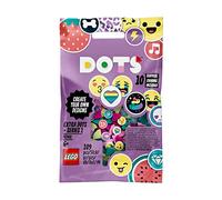 LEGO DOTS Tuiles de Décoration DOTS - Série 1, Kit de Fabrication de Bijoux, Loisir Créatif pour Fille et Garçon à Partir de 6 ans, 33 Pièces, 41908