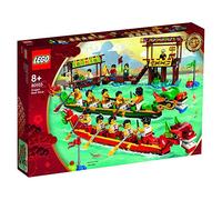 LEGO Dragon Boat Race - Stage Dragon Boat Race and Paddle for Victory !