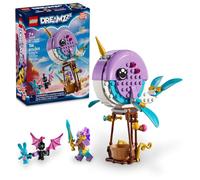 LEGO DREAMZzz 71472 Ballon à air chaud en forme de narval d'Izzie, sauvez Bunchu d'un Grimspawn, figurine de baleine transformable pour enfants, jouet lapin pour garçons et filles de 7 ans et plus