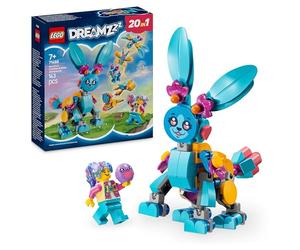 LEGO DREAMZzz Aventures de Bunchu : Animaux créatifs - Jouet de Construction Lapin 20-en-1 pour Les Petites Filles dès 7 Ans - Jeu Fantaisie avec la minifigurine d’Izzie 71488
