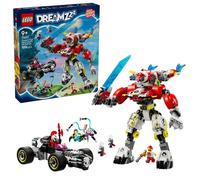 LEGO DREAMZzz Cooper’s Tiger Mech & Zero’s Hot Rod Car Toy 71497
