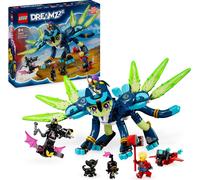 LEGO DREAMZzz Zoey et Zian le chat-huant, jouet pour 9 ans, pour filles et garçons, créatures et animaux mythiques, minifigures Cooper et Night Stalker, cadeau d'anniversaire pour enfant, 71476