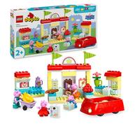 LEGO DUPLO 10434 Supermarché Peppa : jouet éducatif créatif et set de jeu, cadeau pour garçons et filles à partir de 2 ans, stimule la dextérité