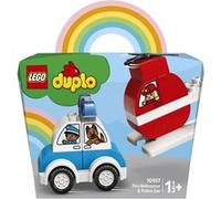 LEGO® DUPLO® 10957 Mon premier hélicoptère de pompiers et voiture de police Multicolore G