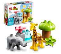 LEGO DUPLO 10971 Les animaux sauvages d'Afrique Jouets pour tout-petits filles et garons gs de 2 ans et plus Jouet d'apprentissage avec bb