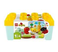 LEGO 10984 Duplo My First Le Jardin Bio, Jouets à Empiler pour Bébés et Enfants Dès 1,5 an, Jeu Éducatif avec Coccinelle, Bourdon, Fruits et Légumes