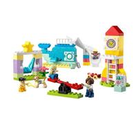 LEGO® DUPLO 10991 L’Aire de Jeux des Enfants, Jouet pour Apprendre les Lettres, Chiffres et Couleurs