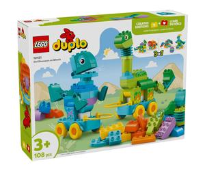 LEGO® DUPLO® 3in1 Dinosaurs on Wheels 10451