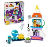 LEGO DUPLO 3in1 Space Shuttle Adventure Bricks Set, Rocket Toy for 3 Plus Year O