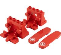 LEGO® DUPLO® Accessoires pour chemin de fer 2 butoirs + 2 pierres de code d'arrêt NOUVEAU ! Pièces 4x