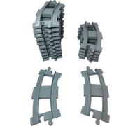 LEGO® DUPLO® Chemin de fer Courbe gris clair NOUVEAU ! Quantité 25x