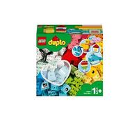 LEGO® 10909 DUPLO Classic La Boîte Coeur Premier Set, Jouet Educatif, Briques de construction pour Bébé 1 an et demi